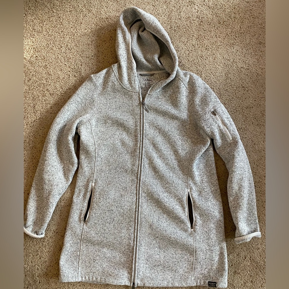 LLBean zip hoodie size XL